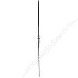 1177/5 Balustru forjat cu pafta INSERATA din otel rotund D.12mm H.1000mm