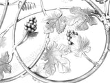 13.200 Panou "Vita de Vie" din fier forjat cu struguri si frunze 1500x800mm din otel rotund D.16mm-D.14mm-D.12mm