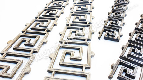 55.030 Ornament model GRECESC 500x100mm turnat din aliaj sudabil fier-fonta