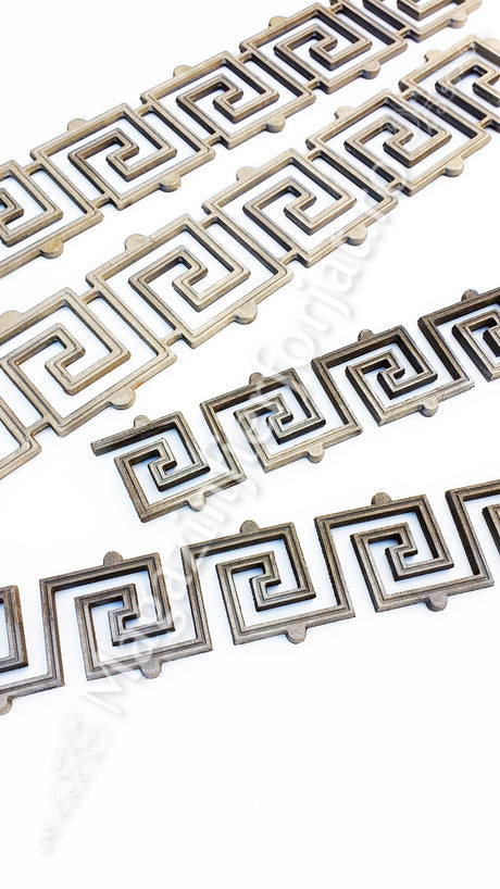 55.030 Ornament model GRECESC 500x100mm turnat din aliaj sudabil fier-fonta