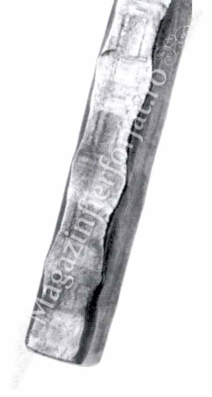 180/50 Bara amprentata in VALURI 30x30mm MASIVA dispusa in bare de 3ML