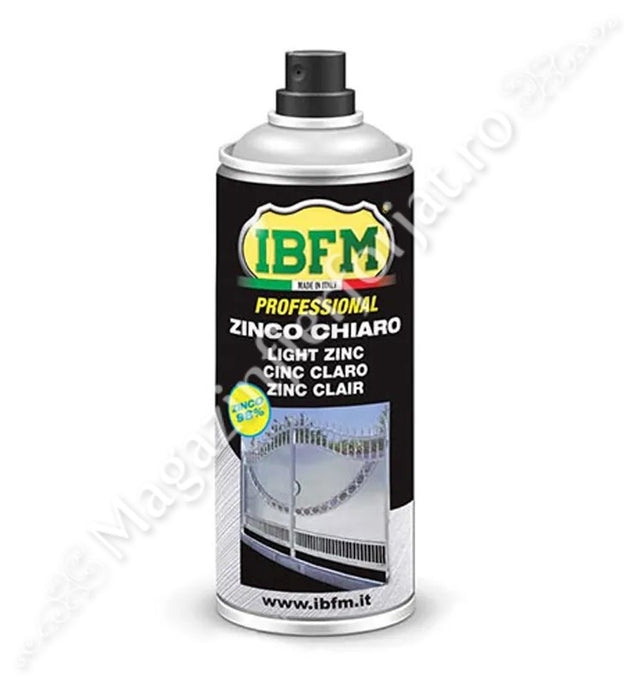 Spray profesional cu ZINC 98% de la IBFM Italia pentru retusuri 400ml