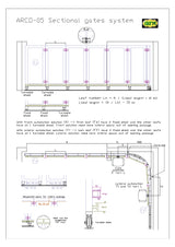 3403 ROLA FIXA din kit-ul POARTA CULISANTA CURBATA / ARTICULATA IBFM Italia