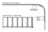 3403 ROLA FIXA din kit-ul POARTA CULISANTA CURBATA / ARTICULATA IBFM Italia