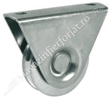 Rola cu suport exterior pentru profil Rotund Ø20mm D.80mm IBFM Italia 300KG greutatea maxima a portii