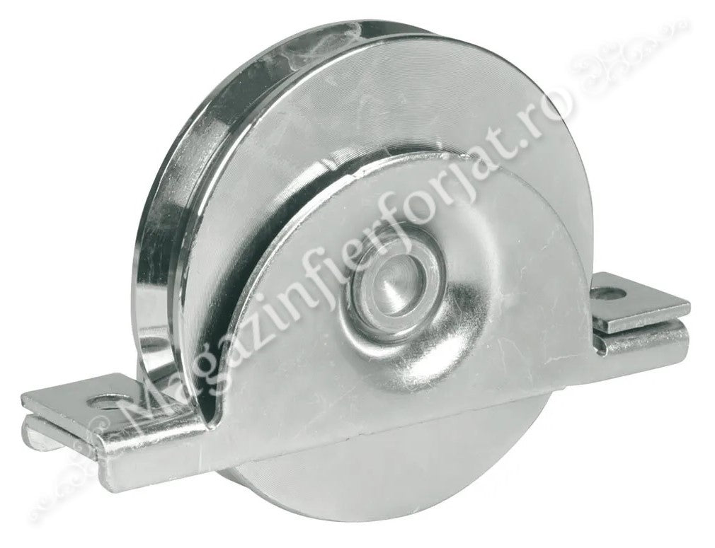 Rola cu suport interior pentru profil Rotund Ø16mm D.80mm IBFM Italia 400KG greutatea maxima a portii