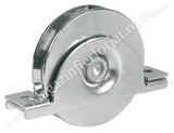 Rola cu suport interior pentru profil Rotund Ø16mm D.80mm IBFM Italia 400KG greutatea maxima a portii