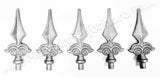 40.002.04 Varf turnat din OTEL cu baza rotunda D.12mm H.132mm L.57mm