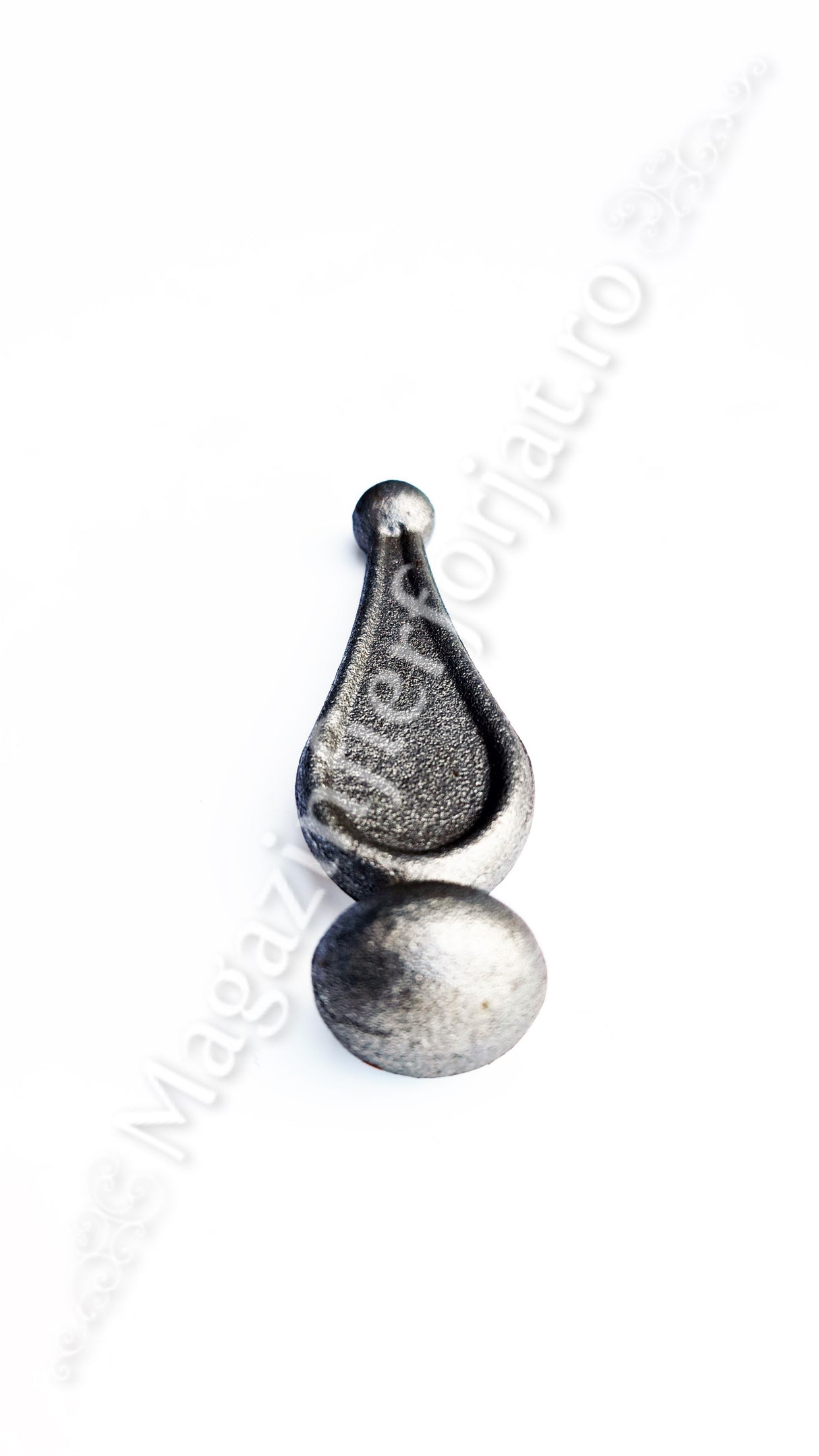 40.098.03 Varf model "Lacrima cu bila MIC" cu H.88mm L.28mm D.24m turnat din otel