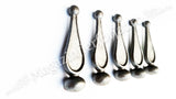 40.098.03 Varf model "Lacrima cu bila MIC" cu H.88mm L.28mm D.24m turnat din otel
