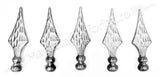 40.119 Varf de gard model "LANCE CU 2 BILE" turnat din OTEL cu H.145mm L.45mm cu baza D.25mm