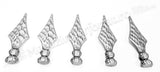 40.120 Varf de gard model "LANCE CU 2 BILE" turnat din OTEL cu H.175mm L.55mm cu baza D.30mm