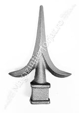 40.513 Varf model "BRAD" turnat din aliaj fier-fonta cu H.136mm x L.90mm si gaura de 15.5x15.5mm