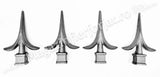 40.513 Varf model "BRAD" turnat din aliaj fier-fonta cu H.136mm x L.90mm si gaura de 15.5x15.5mm
