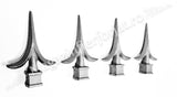 40.513 Varf model "BRAD" turnat din aliaj fier-fonta cu H.136mm x L.90mm si gaura de 15.5x15.5mm