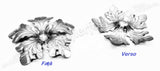 50.040 Floare amprentata cu 5 petale disponibila in 3 dimensiuni D.85mm/D.110mm/D.133mm din tabla decapata grosime 1.3mm