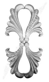 52.073 Frunza model ARIPA Dreapta H.190mm L.95mm turnata din OTEL cu grosimea 8mm