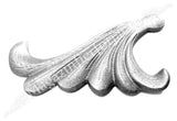 52.072 Frunza model ARIPA Stanga H.190mm L.95mm turnata din OTEL cu grosimea 8mm