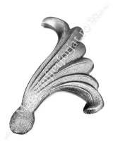 52.073 Frunza model ARIPA Dreapta H.190mm L.95mm turnata din OTEL cu grosimea 8mm