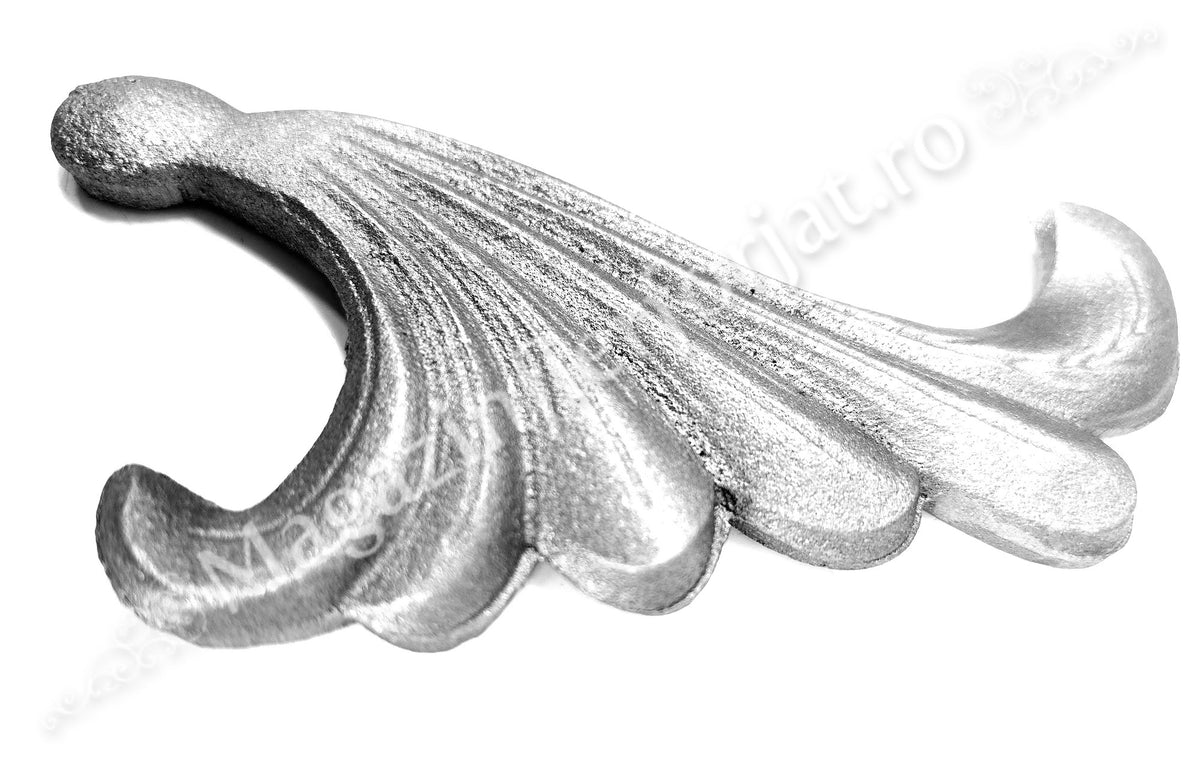 52.073 Frunza model ARIPA Dreapta H.190mm L.95mm turnata din OTEL cu grosimea 8mm