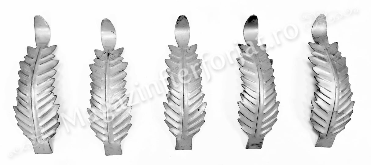 51.109.01 Frunza din tabla decapata ambutisata cu H.195mm x L.60mm si grosime 1mm