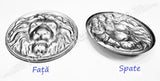 51.254.01 Medalion decorativ CAP LEU cu D.250mm din tabla 1mm