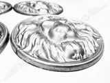51.254.01 Medalion decorativ CAP LEU cu D.250mm din tabla 1mm