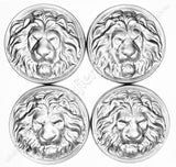51.254.01 Medalion decorativ CAP LEU cu D.250mm din tabla 1mm
