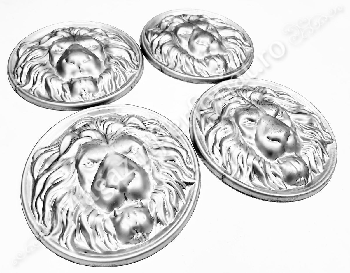 51.254.01 Medalion decorativ CAP LEU cu D.250mm din tabla 1mm