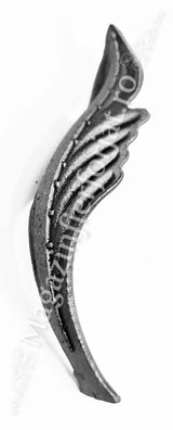 52.043.01 Frunza turnata din aliaj oțel-fontă cu H.190mm x L.55mm cu grosimea de 4mm