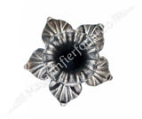 52.131 Floare SUPORT turnata din aliaj fier-fonta D.60mm H.90mm si grosime 4mm