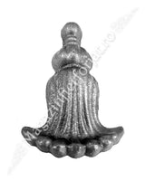 52.141 Floare model CLOPOTEL turnata din OTEL cu H.95mm x L.65mm si grosime 4mm