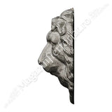 52.418 Ornament decorativ CAP LEU turnat din otel 138x107mm