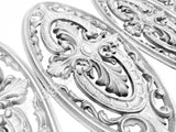 55.054.01 Medalion OVAL in stil Clasic-Baroc 325x160mm turnat din aliaj fier-fonta sudabil