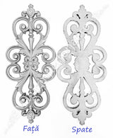 55.054.03 Medalion in stil BAROC 455x190mm turnat din aliaj fier-fonta sudabil