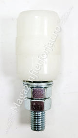 60.040.05W Rola de ghidaj din teflon alb D.40mm H.60mm pentru poarta culisanta