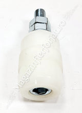 60.040.05W Rola de ghidaj din teflon alb D.40mm H.60mm pentru poarta culisanta