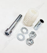 60.040.05W Rola de ghidaj din teflon alb D.40mm H.60mm pentru poarta culisanta