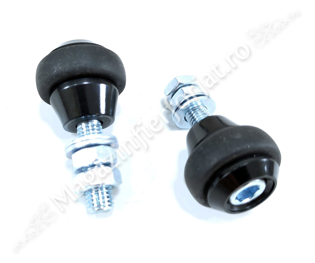 60.049 Rola de ghidaj din teflon CAUCIUCAT D.42mm H.38mm pentru poarta culisanta