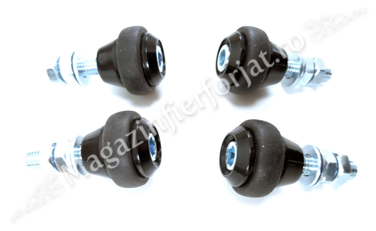 60.049 Rola de ghidaj din teflon CAUCIUCAT D.42mm H.38mm pentru poarta culisanta