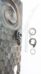 63.181 Placa de mascare cu maner 290x160mm 85/20mm din tabla forjata de 2.5mm pt. partea Dreapta