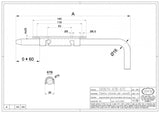 Zavor zincat sudabil vertical cu H.300mm sau H.500mm D.16mm de la IBFM Italia