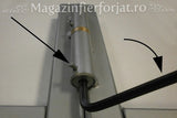 Balama cu ARC forma de LACRIMA cu frecare pe INEL ALAMA D.22mm H.165mm IBFM ITALIA