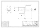 Balama sudabila pentru PORTI GRELE cu Aripi deschise si Bolt detasabil disponibila in 2 dimensiuni D.12mm / D.16mm IBFM Italia