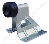 Opritor de poarta culisanta H.100mm, cu amortizor de cauciuc, aplicabil pe beton si peste sina de culisare, IBFM Italia