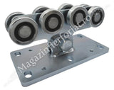 KIT poarta culisanta AUTOPORTANTA 2180/8 IBFM ITALIA, 1.000KG greutatea maxima a portii si o deschidere de maxim 12ML
