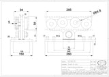 KIT poarta culisanta AUTOPORTANTA 2180/8 IBFM ITALIA, 1.000KG greutatea maxima a portii si o deschidere de maxim 12ML