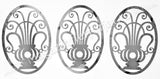 UNV94.12 Medalion decorativ din tabla debitata laser, model „HARPA” 550x380x3mm cu grosimea de 3mm