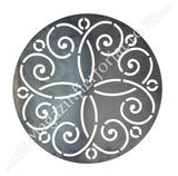 UNV94.14 Medalion decorativ din tabla debitata laser, model „FLOWER” D.645 cu grosimea de 3mm