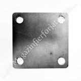 UNV94.15 Placa montaj cu grosimea de 6mm in 5 marimi: 80mm / 100mm / 120mm / 150mm / 200mm cu 4 gauri D.10,5mm / D.12,5mm / D14,5mm